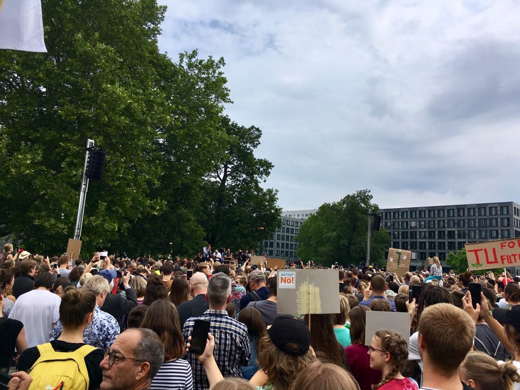 Tüntetésen Berlinben - Fridays for Future