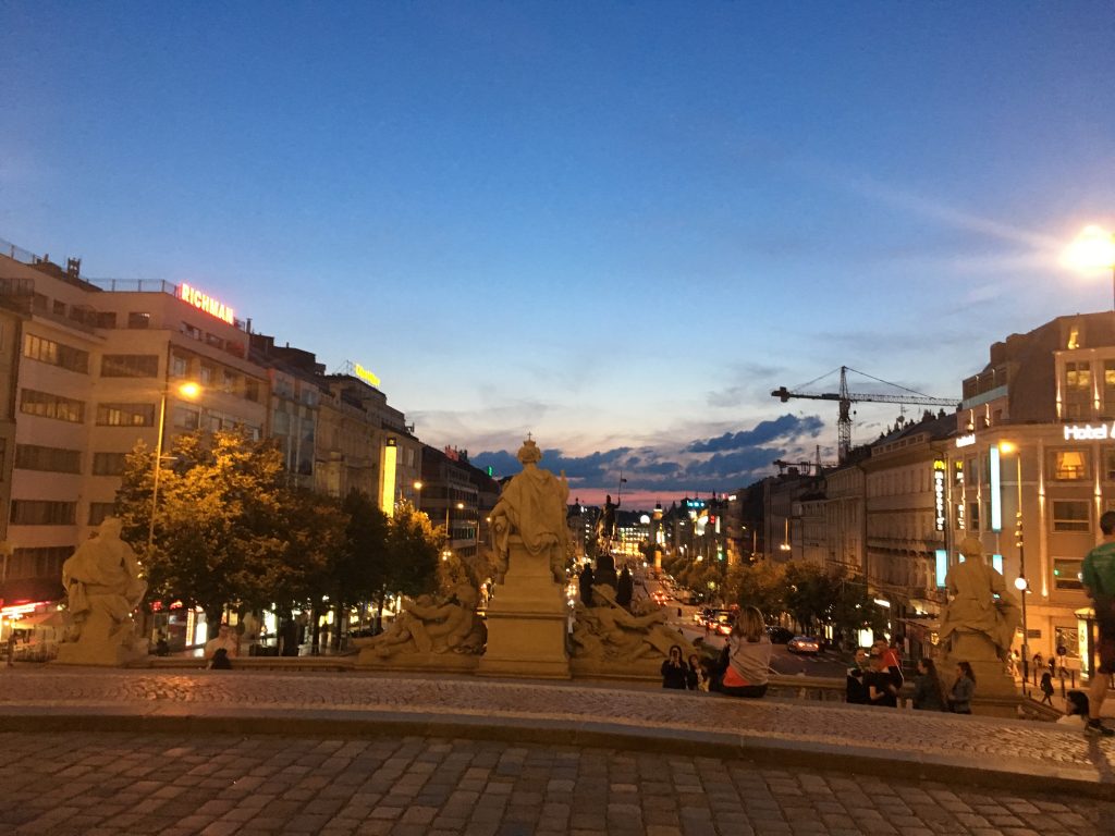 Prágai élméynbeszámoló - Vencel tér