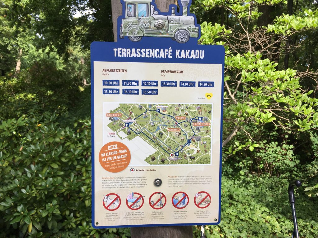 A kisvonat tudnivalói a Tierpark Berlinben