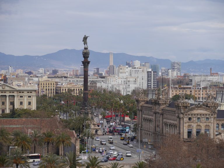 A Kolumbusz szobor Barcelonában