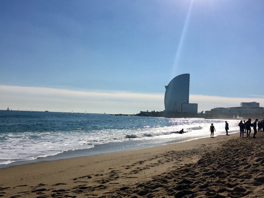 barcelonai tengerpartok novemberben