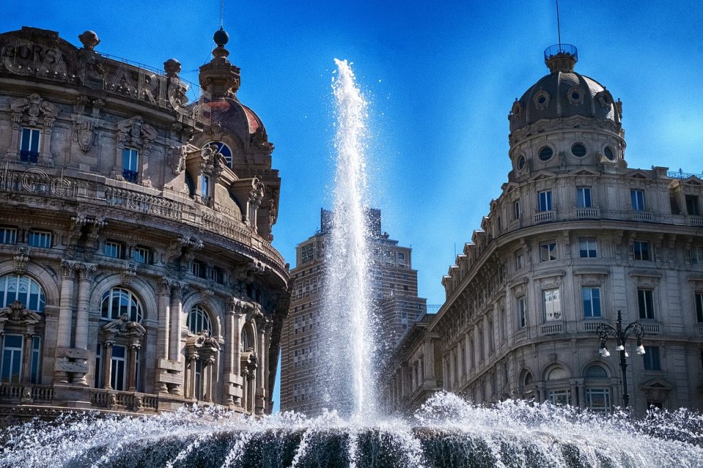 Genova látnivalói hajósoknak - Genova főtere