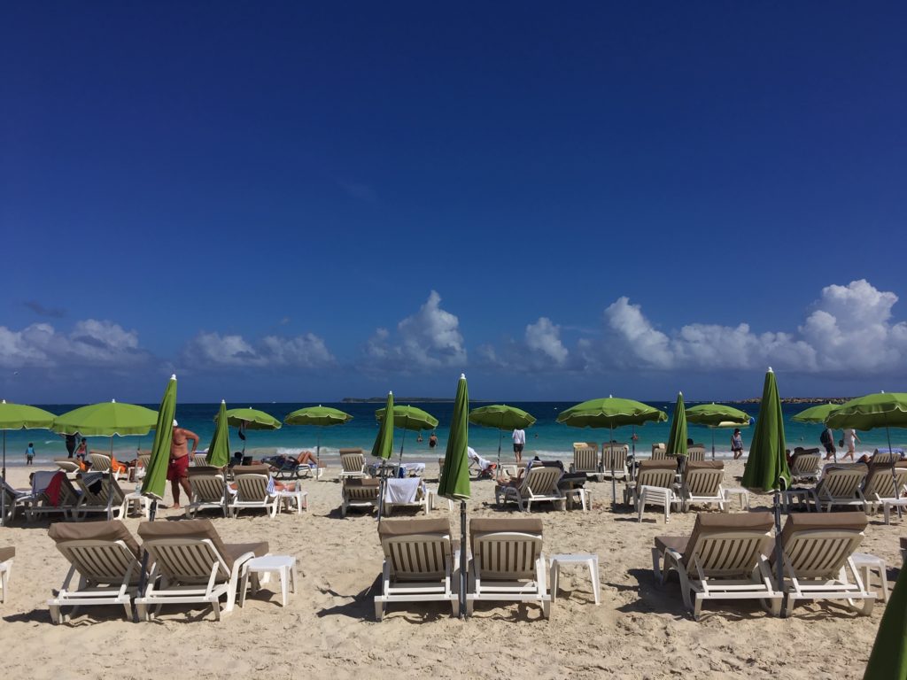 Sint Maarten tengerpart