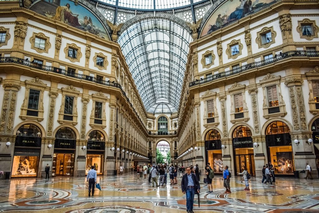 A Galleria Vittorio Emanuele Milánóban