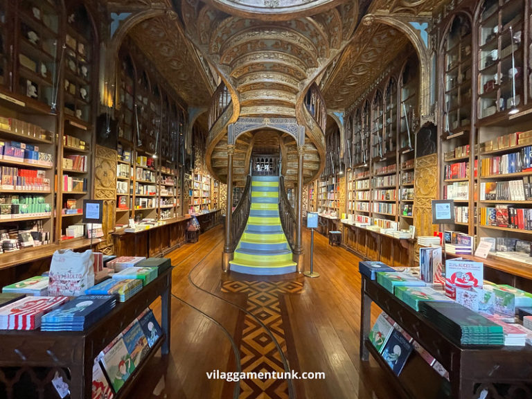 Lello: a világ egyik legszebb könyvesboltja Portóban