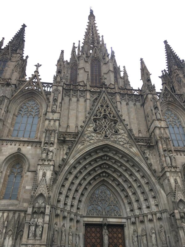 A gótikus negyed Barcelonában