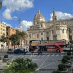 Hop-on Hop-off buszok Rómában.